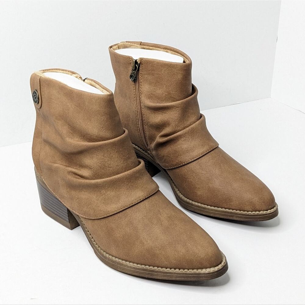 Blowfish Malibu Riley Ankle Booties, Brown, Women's 8.5